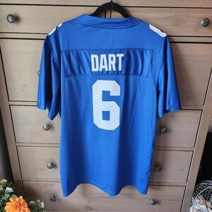 Dart Jersey Blue And White Generic Football Jersey With #6